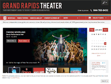 Tablet Screenshot of grand-rapids-theater.com
